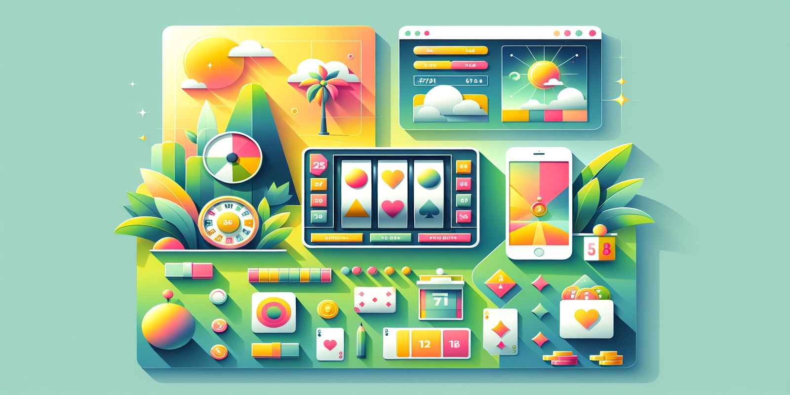 Illustration of Teen Patti Blue slot game highlighting features for Casinova.org